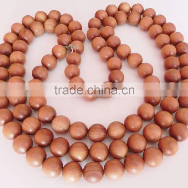 Rosary Beads Wrist/12 mm Round Sandalwood Beads/malas photo-2