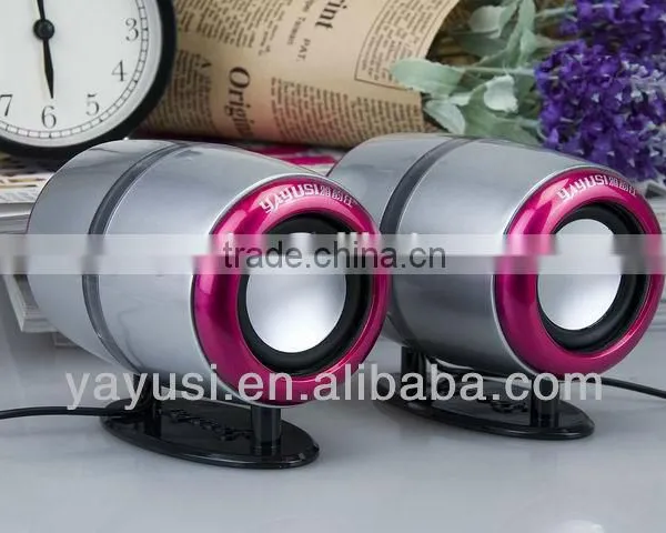 High Gloss Surface 2.0 CH USB Mini Computer Speaker For Laptop, 5W*2 photo-6
