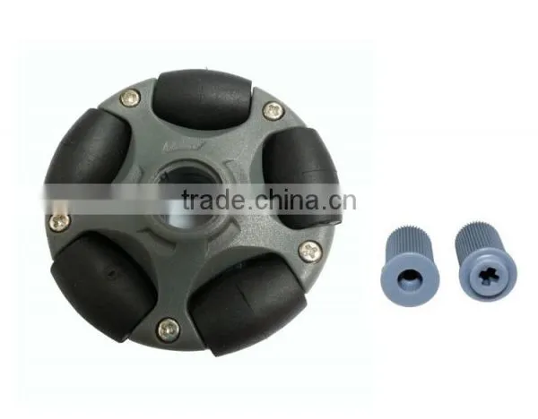58mm Double Aluminum Assebling Robot Omni Wheel and Servo Motor 14135 photo-2