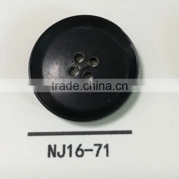 NJ16-71 Real Natural Buffalo Horn Buttons