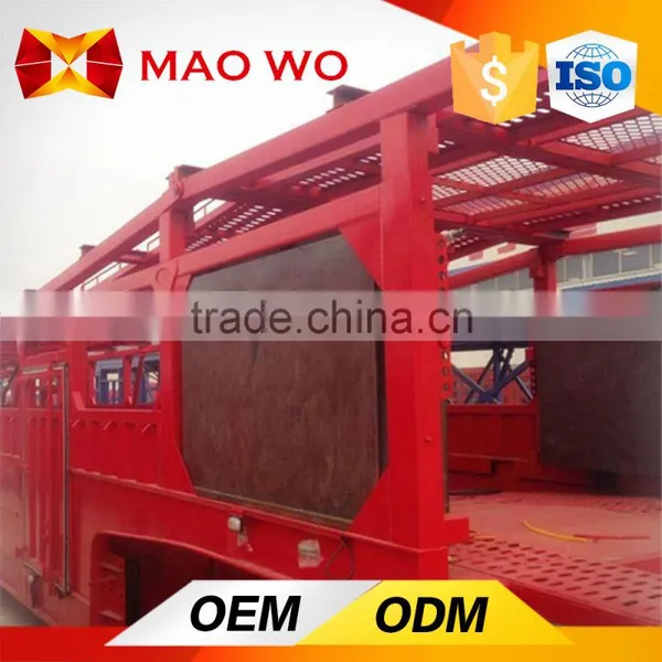 Tri-axle Car Transport Semi Truck Trailer, Car Carrier Trailer For Sale In Philippines photo-4