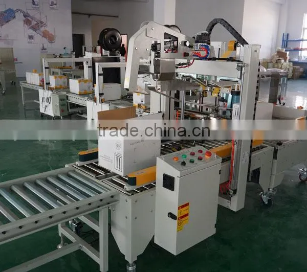 Hot Sale Fully Automatic Case Sealing Machine With OMRON Control System photo-2
