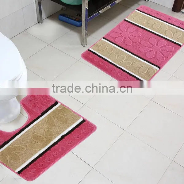 2 in 1 Set High Quality The Bathroom Non-slip Mat photo-4
