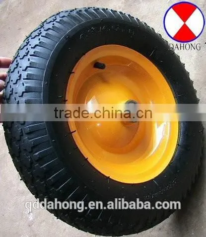 Wheelbarrow Wheels Size 480-8,item no PU1104,metal Rim Wheels photo-2