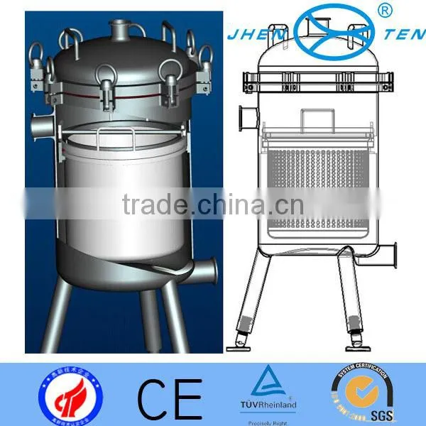 Cheap Price Durable Duplex Basket Type Filter Housing,sanitary Vertical Filter photo-2