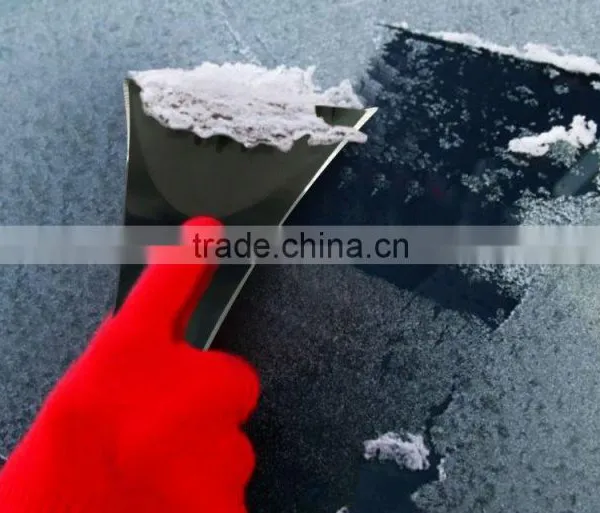 Ultra Durable and Scratch-free Chisel Blade With Foam Grip Ice Scraper photo-2