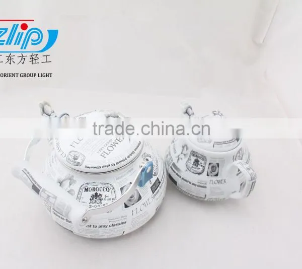 2.4+0.9 L Enamel Kettle photo-5