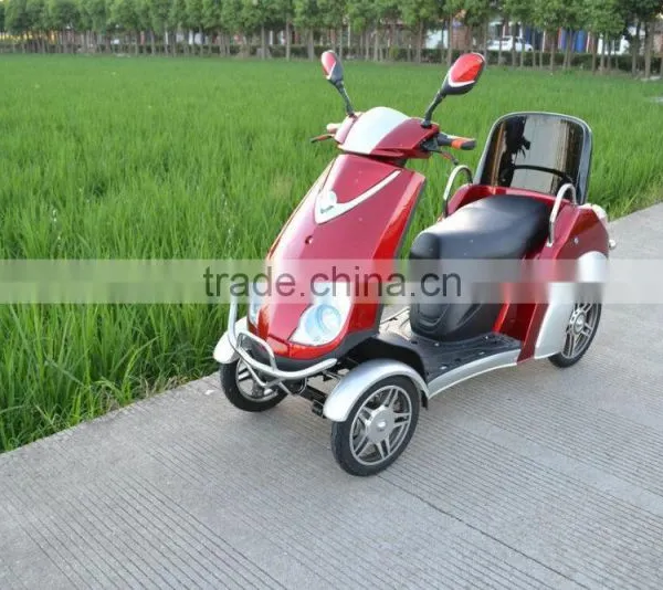 Electric 4 Wheel Back-Driving 48v 500W Electric Mobility Scooter For Elders, Electric Pedal Motorbike, China Electric Scooter photo-2