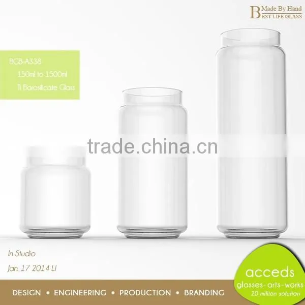 Empty Thermo Handmade New Glass Milk Bottles Sale photo-5