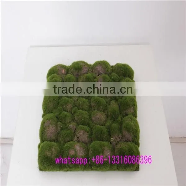 Q111925 China Wholesale Plastic Artificial Moss Home Decoration Moss Ball photo-5