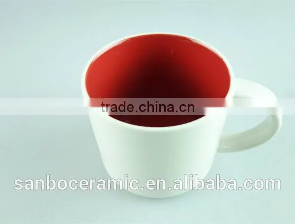 440 ml Ceramic/stoneware Enamel Bulk Cheap Mugs With Handle /coffee Mugs photo-2