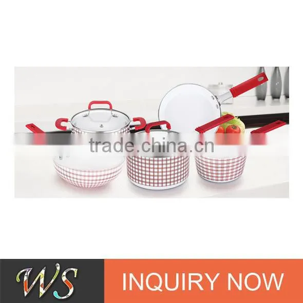 WS-DA244 Cook Pan With Red Handle photo-2
