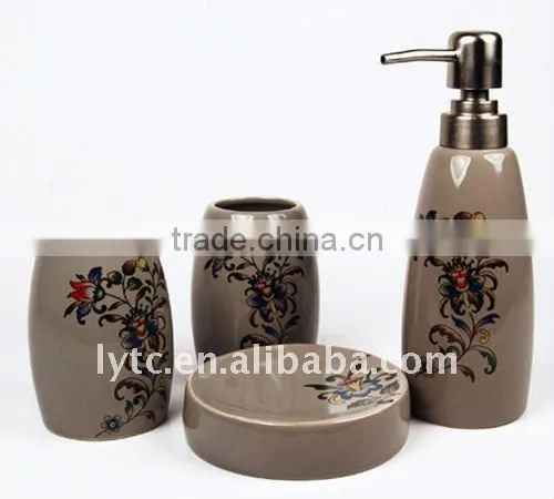 Hot Sale 4pcs Ceramic Bathroom Accessory photo-2