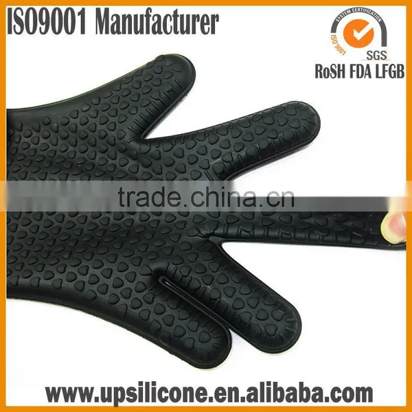 Hot Selling FDA Standard Heat Resistant Oven Mitts Silicone photo-2