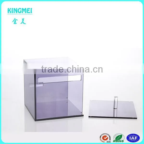 Shenzhen Kingmei Hot Sale Kinds of Acrylic Vanity Tissue Box,napkin Box photo-3