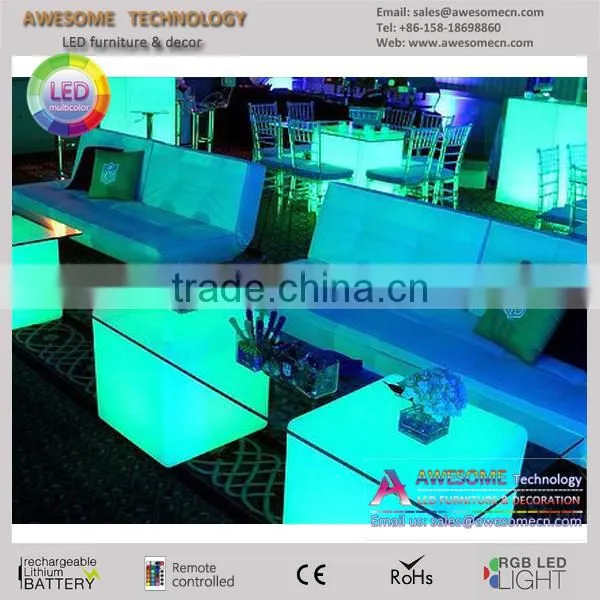 Glass Top Led Furniture Party Coffee Table (cb800) photo-5