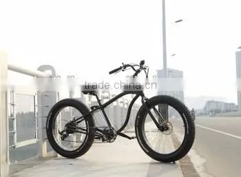 Baogl Fashionable Atv Fat Tire Snowmobile Electric Bike With Full Suspension photo-2