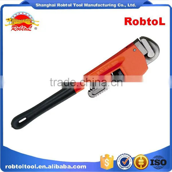 24 Inch Straight Heavy Duty American Type Style Pipe Wrench Monkey Adjustable Plumbing Spanner Clamp photo-4