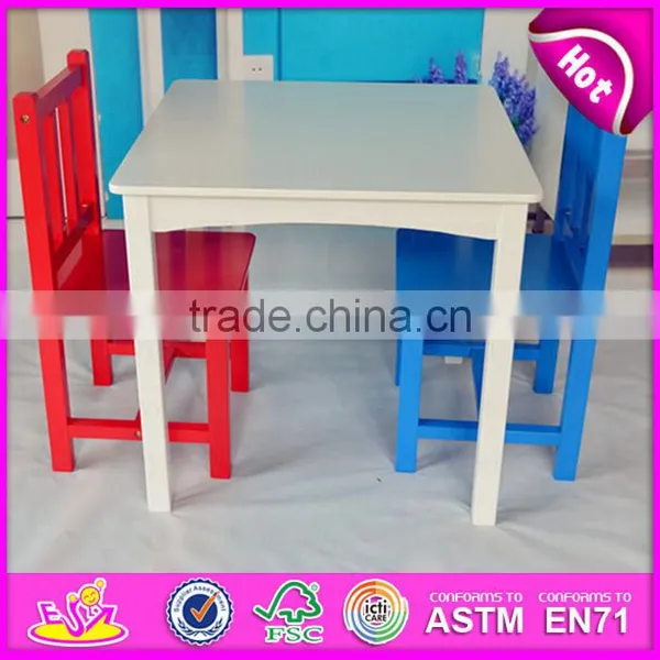 2015 New Arrival Kids Table and Chair Set,Modern Child Study Table and Chair,Portable Christmas Wooden Table and Chairs WO8G144 photo-4