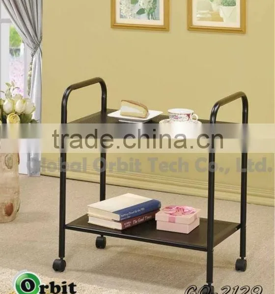 New Design Magazine Rack 3 Shelf Square Metal Shelf photo-3