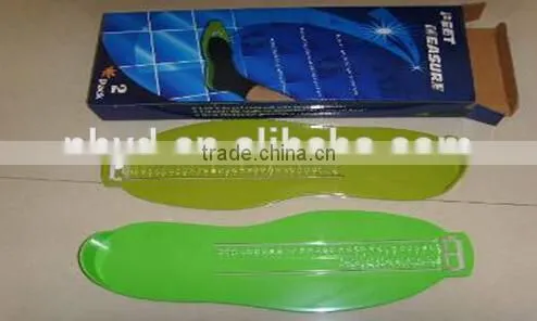 Set of 2 Promotional Customized Logo Plastic Foot Gauge Foot Measure Device photo-3