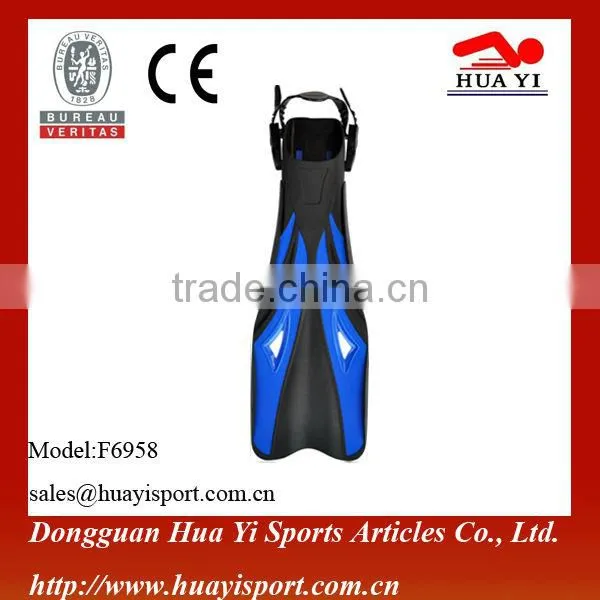 Original Adjustable Long Printed Logo Durable Diving Fins photo-2