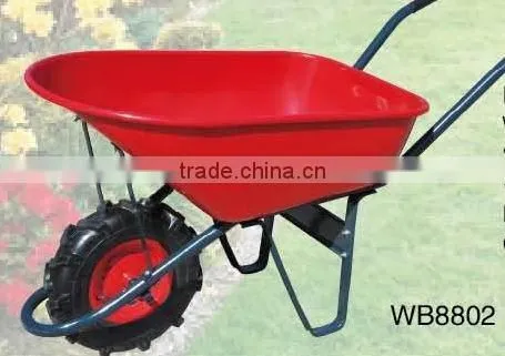 High Quality Industry Metal Wheel Barrow ,Platform Hand Truck, Hand Trolley,TOOLS,Rubber Wheel 8802