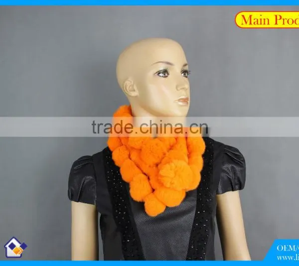 High Quality Knitted Rex-Rabbit Scarf photo-4