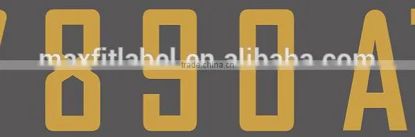 High Quality White Vinyl Cut -out Transfer Number photo-3