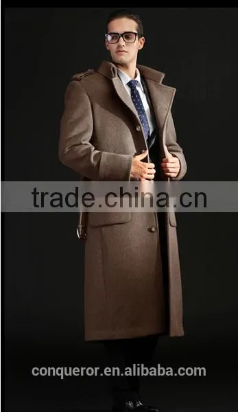 Wool Winter Coat . Men Overcoat BCL003 photo-4