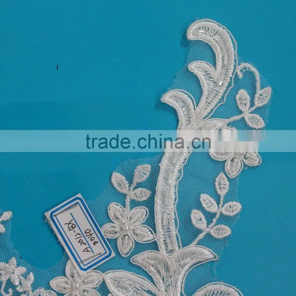Golden Embroidery Collar Trims Sewing On Patches photo-2