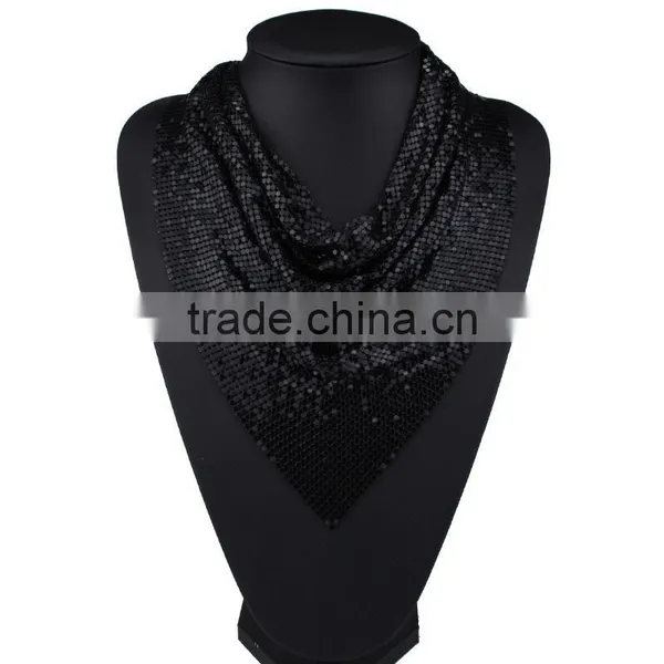 Fashion Vintage Net Cloths Collar Necklaces for Womens Jewelry photo-4