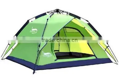 T18 Fiberglass Pole Automatic Double Canopy Tent Outdoor 3-4 People photo-3