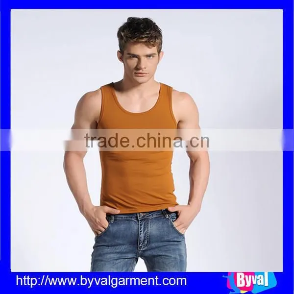 Oem Men Plain Dyed Dry Fit Sleeveless Fitness Shirt photo-4