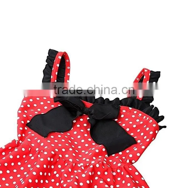 Beach Swimsuit for Little Girls Polka Dot Dress Top 100 Little Model photo-2