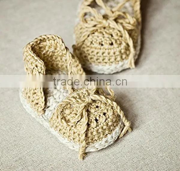Elegant Nice Design Hot Sales Girl Free Knitting Pattern Baby Shoes photo-3