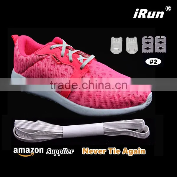 Untied Flat Elastic Shoelaces For Disabled With Special Need - White No Tie Convienient Quick Shoes Lace - 10 Colors photo-2