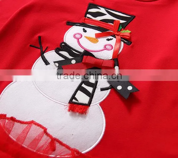New Design Christmas Snowman Grid Newborn Baby Christmas Outfits photo-6