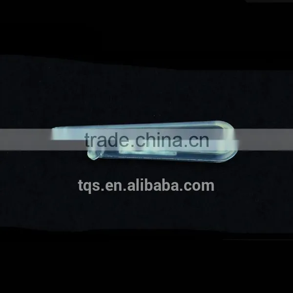 4.0*0.9*0.4cm Cheap With Teeth U-shape Clips Transparent Plastic Clips for Packing photo-4