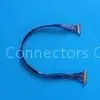 9.7cm LCD LVDS Blue Micro Coaxial Cable With 1000M Min Insulation 20M Max Contact Resistance
