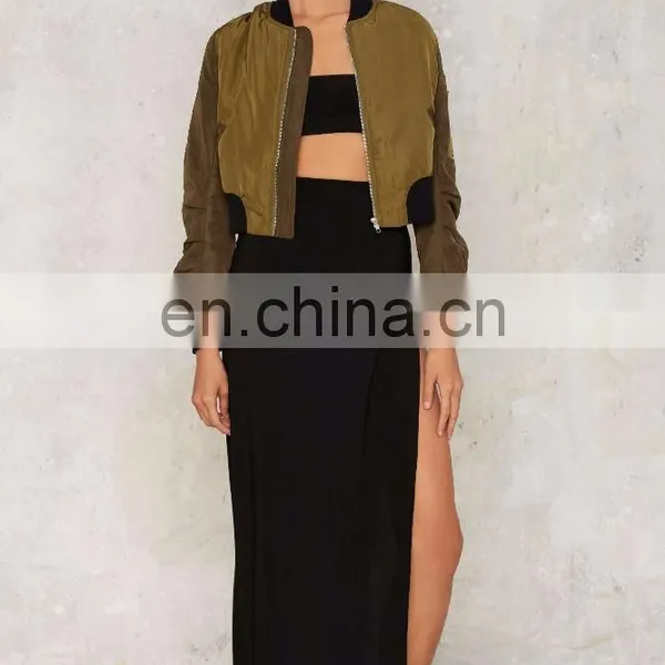 2017 Spring Custom Bomber Jackets Girls Short Jackets Wholesale photo-5