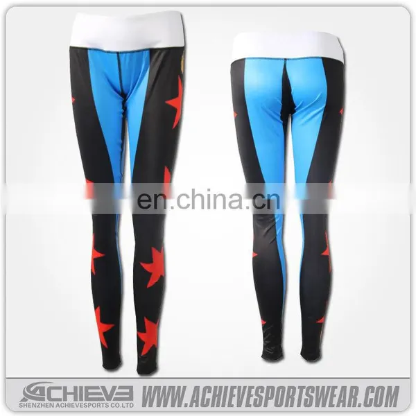 China Supplier 2017 Custom Womens Full Length Gym Yoga Wear Pants Fitness Running Tights photo-4