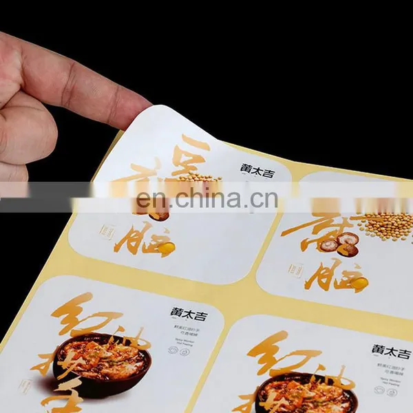 Customized Cheaper Price Colorful Self-adhesive Labels/pvc Food Label photo-6