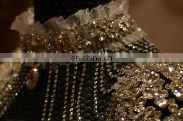 High Quality Stunning Shining Crystal Wrap For Bride High Neckline Shoulder Shawl photo-6