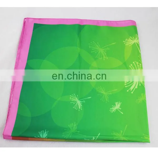 Single Side Multifunction Satin Square Neck Scarf Bandana photo-3