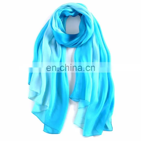 New Style Multi-purpose Colourful Beach 100% Silk Scarf photo-2