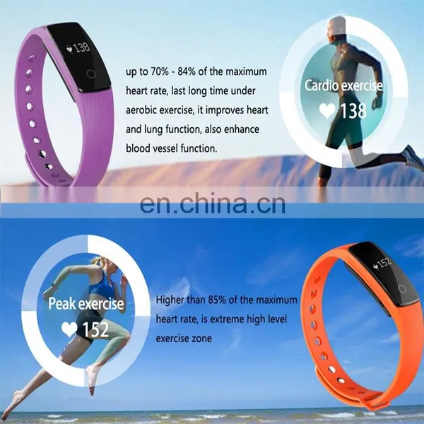 2016 CE RoHS Pedometer Smart Band Heart Rate Smart Bracelet photo-6