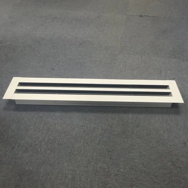 HVAC Air Conditioner High Ceiling Linear Slot Air Diffuser Grille With Plenum Box photo-3