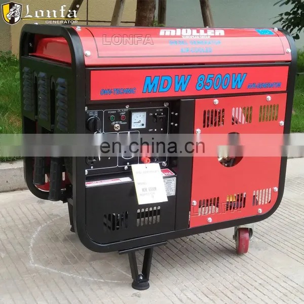 KAMA TYPE 5000 Watt 8500W Portable Dual Voltage Three Phase Diesel Generator for Sale photo-4