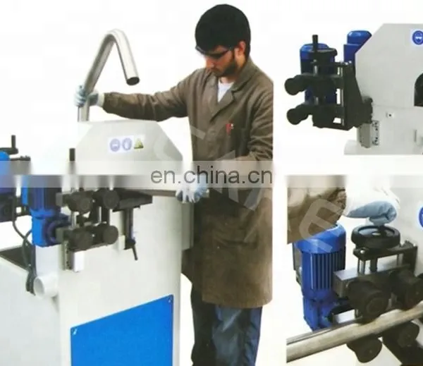 P-100 Automatic Grinding Belt Curved Pipe Polishing Machine for Max Stainless Steel Pipe 110mm photo-3